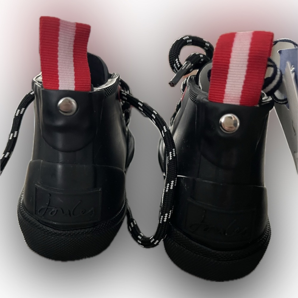 Joules Unisex-Child Rainboots Rain Boot Black NEW - Picture 2 of 5